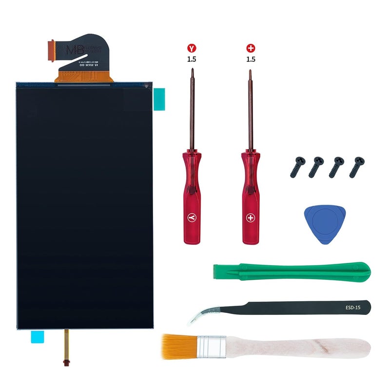 Wigearss Replacement LCD Screen for N Switch Lite, LCD Screen Display Panel Whit Screen Protector Repair kit for Switch Lite - Image 1